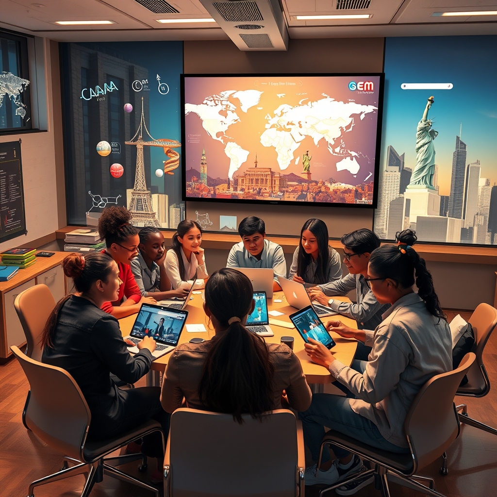 Navigating the Global Classroom: How Hybrid Learning and Scholarships Are Fostering Cross-Cultural STEM Leadership