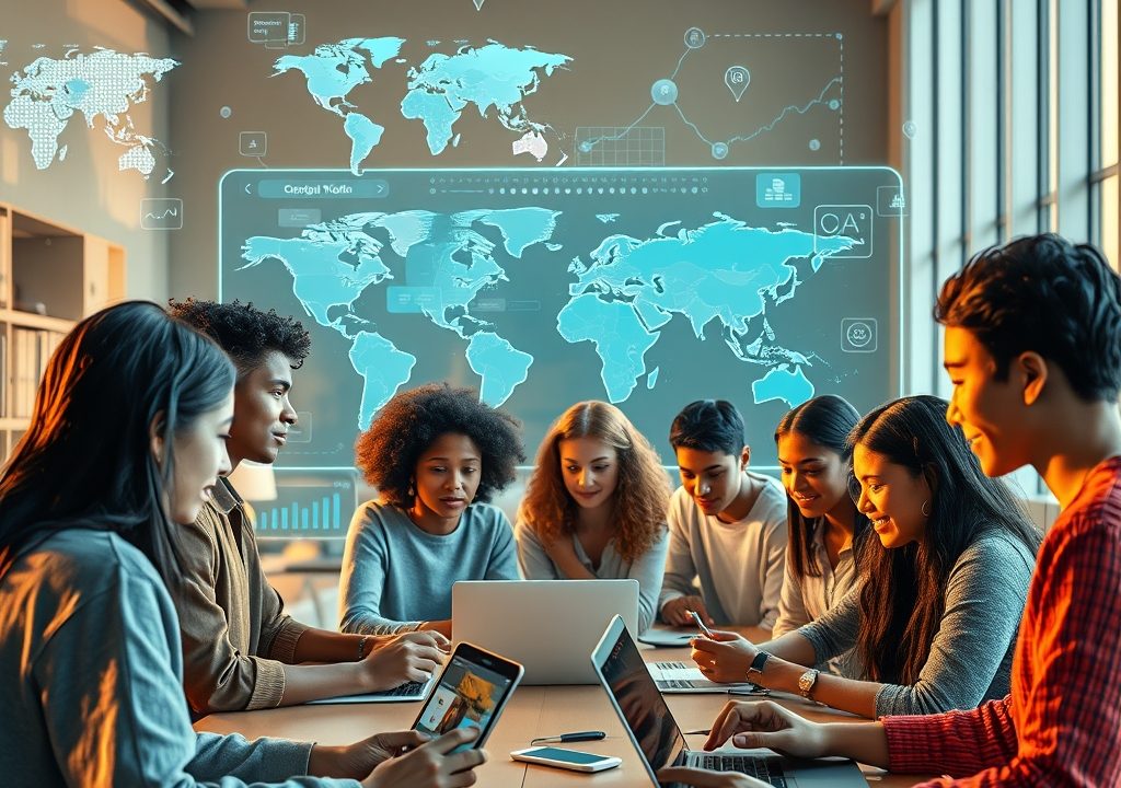 The Scholar’s Compass: Navigating the Intersection of Hybrid Learning and Cross-Cultural Scholarships for Global Career Readiness