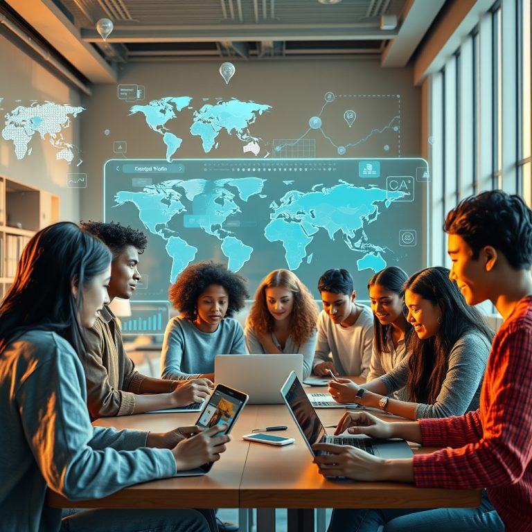 The Scholar’s Compass: Navigating the Intersection of Hybrid Learning and Cross-Cultural Scholarships for Global Career Readiness