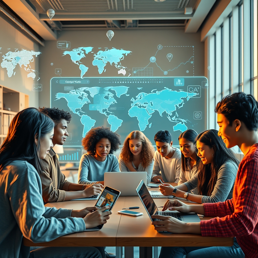 The Scholar’s Compass: Navigating the Intersection of Hybrid Learning and Cross-Cultural Scholarships for Global Career Readiness