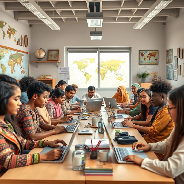 The Scholar’s Global Journey: Navigating the Intersection of Hybrid Learning and International Scholarships for Cross-Cultural STEM Leadership