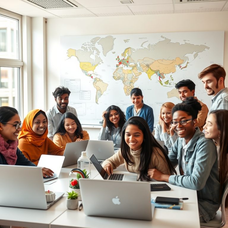 The Scholar’s Global Odyssey: Navigating the Intersection of Hybrid Learning and International Scholarships for Cross-Cultural STEM Excellence