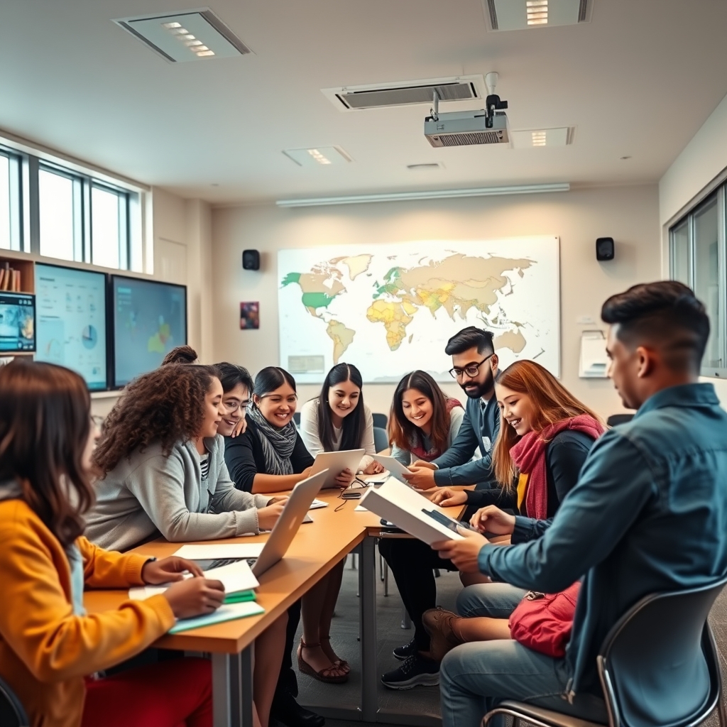 The Scholar’s Global Odyssey: Navigating the Intersection of Hybrid Learning and International Scholarships for Cross-Cultural STEM Excellence