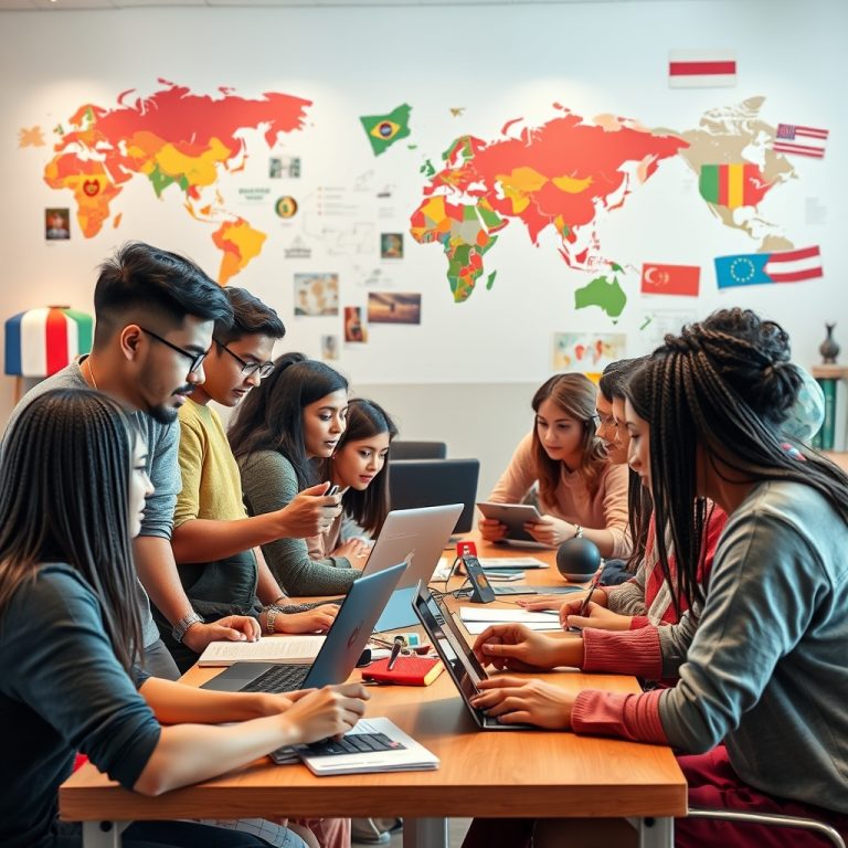 The Scholar’s Global Odyssey: Navigating the Intersection of Hybrid Learning and International Scholarships for Cross-Cultural STEM Excellence