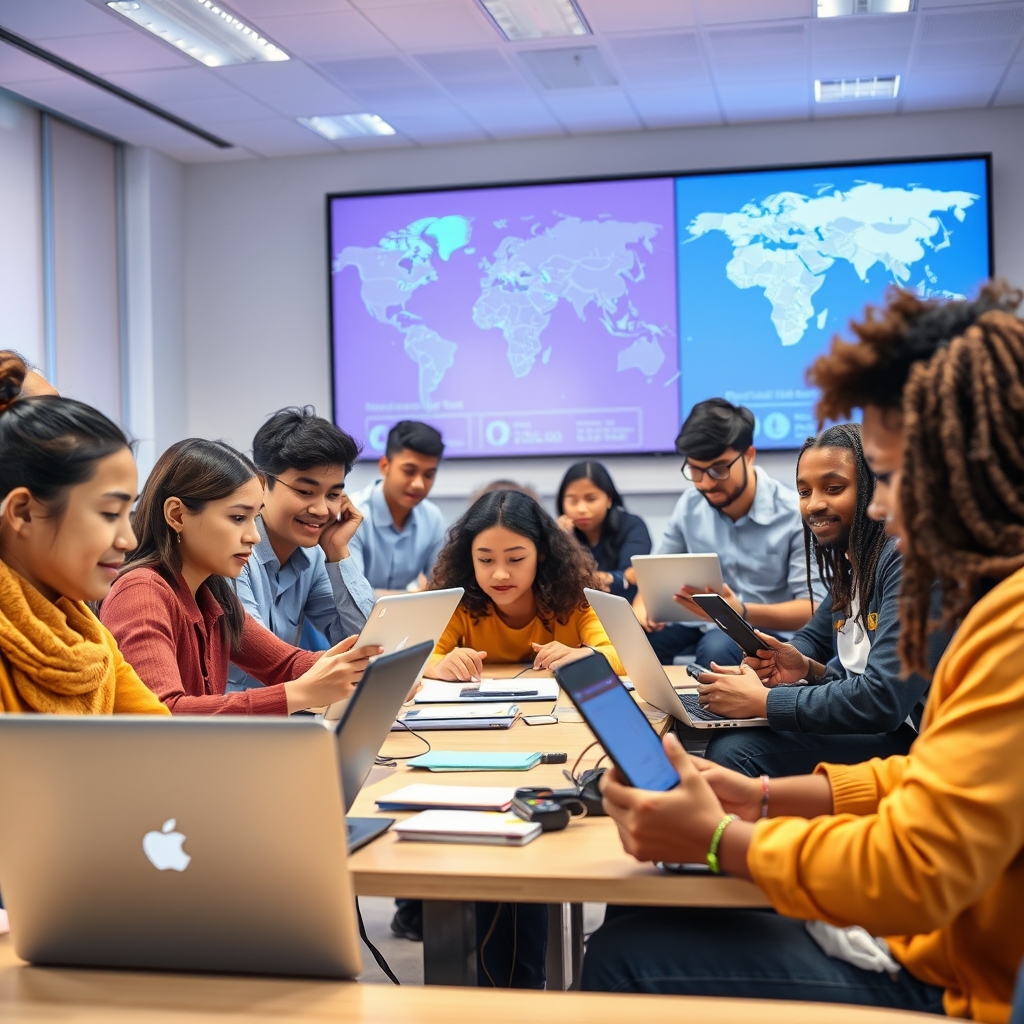 The Scholar’s Global Odyssey: Navigating the Intersection of Hybrid Learning and International Scholarships for Cross-Cultural STEM Excellence
