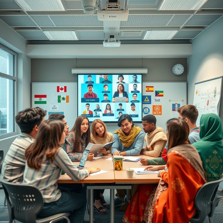 The Scholar’s Global Odyssey: Navigating the Intersection of Hybrid Learning and International Scholarships for Cross-Cultural STEM Excellence