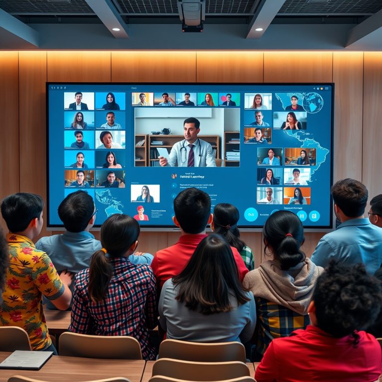 The Scholar’s Global Odyssey: Navigating the Intersection of Hybrid Learning and International Scholarships for Cross-Cultural STEM Excellence