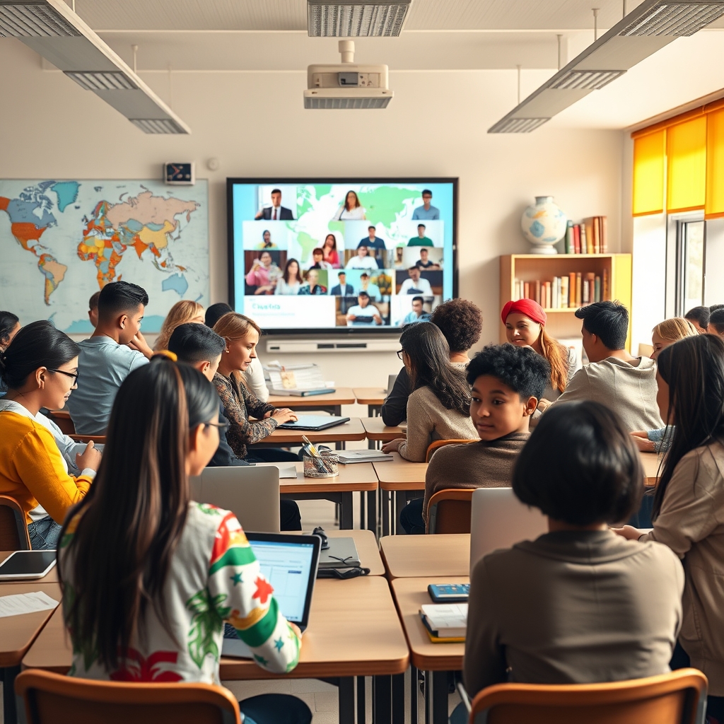The Scholar’s Global Odyssey: Navigating the Intersection of Hybrid Learning and International Scholarships for Cross-Cultural STEM Excellence