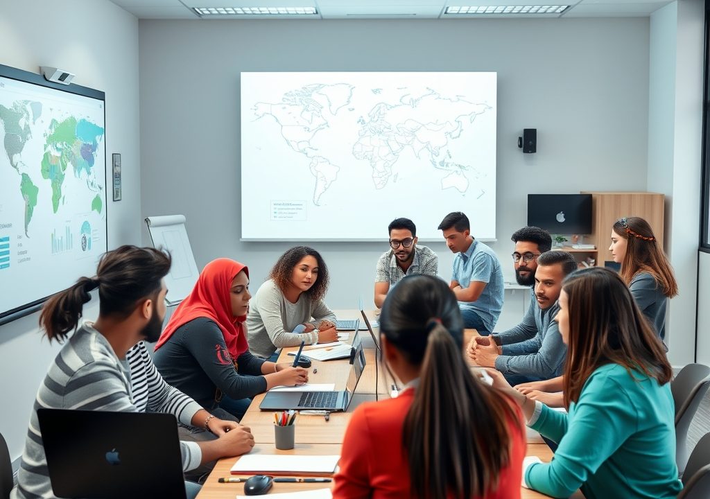 Global Horizons: Navigating the Intersection of Hybrid Learning and International Student Mobility