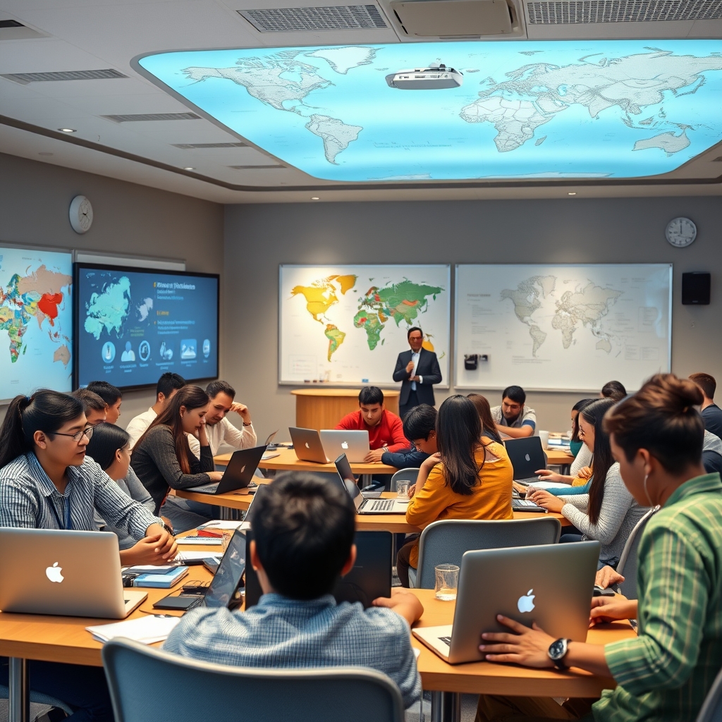 Global Horizons: Navigating the Intersection of Hybrid Learning and International Student Mobility for Cross-Cultural STEM Excellence