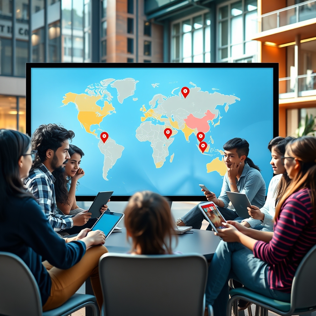 Global Horizons: Navigating the Intersection of Hybrid Learning and International Student Mobility