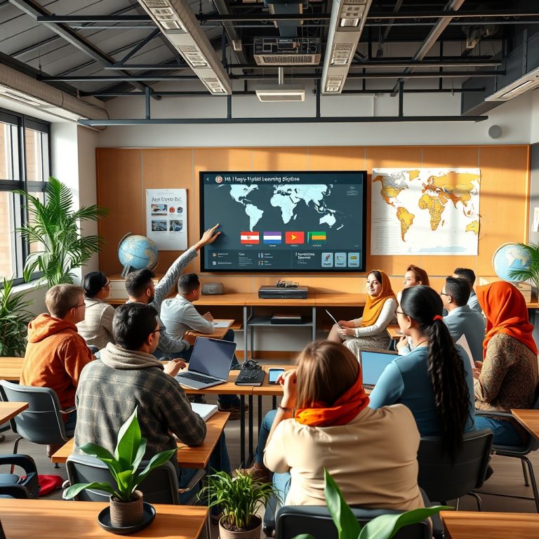 The Scholar’s Global Nexus: Bridging Cultures Through Hybrid Learning and International Scholarships