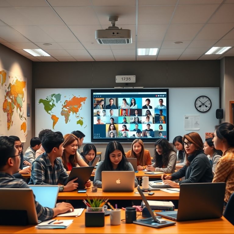 The Scholar’s Global Odyssey: Navigating the Intersection of Hybrid Learning and International Scholarships for Cross-Cultural STEM Excellence