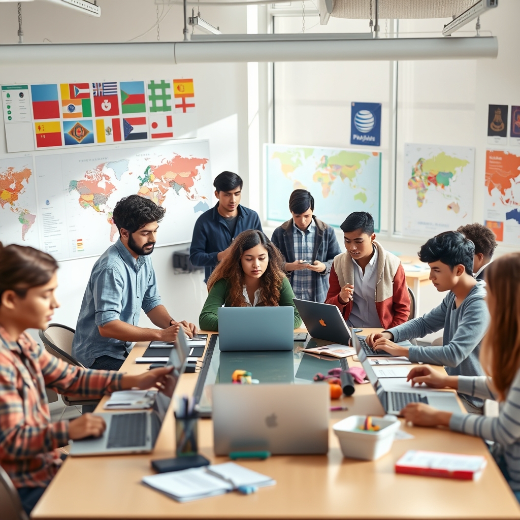 The Scholar’s Global Odyssey: Navigating the Intersection of Hybrid Learning and International Scholarships for Cross-Cultural STEM Excellence