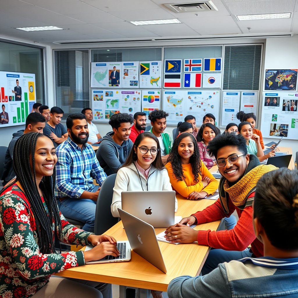 The Scholar’s Global Odyssey: Navigating the Intersection of Hybrid Learning and International Scholarships for Cross-Cultural STEM Excellence