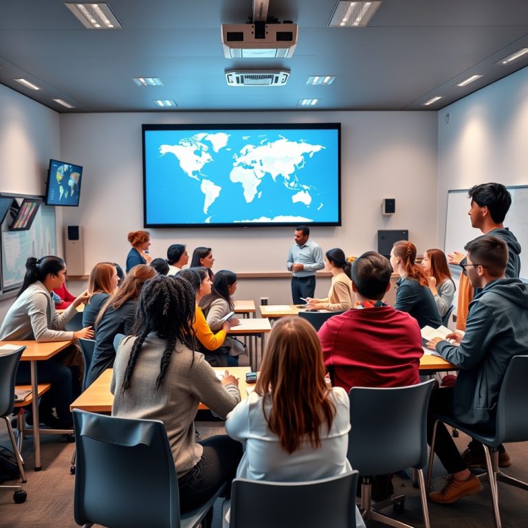 The Scholar’s Global Odyssey: Navigating the Intersection of Hybrid Learning and International Scholarships for Cross-Cultural STEM Leadership