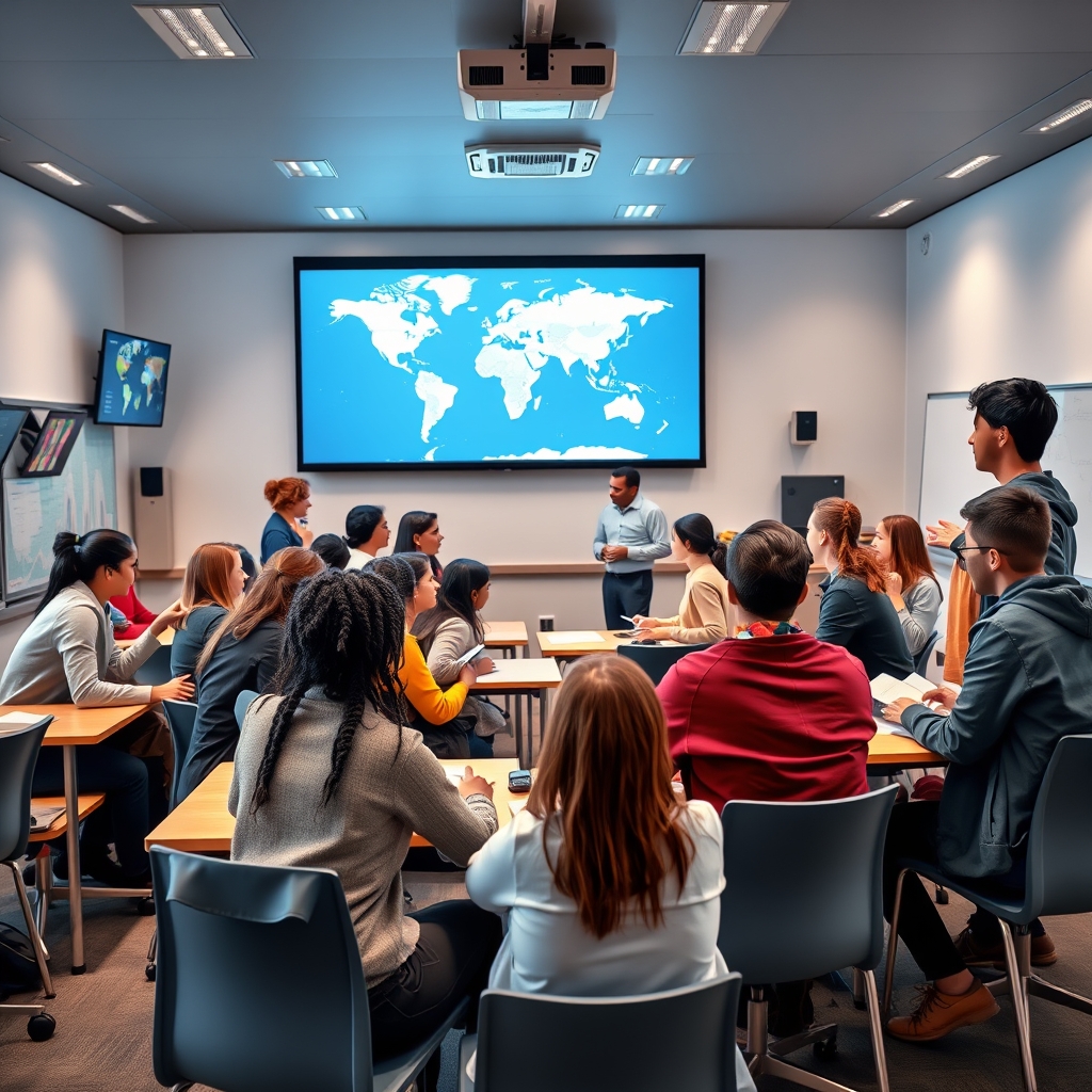 The Scholar’s Global Odyssey: Navigating the Intersection of Hybrid Learning and International Scholarships for Cross-Cultural STEM Leadership