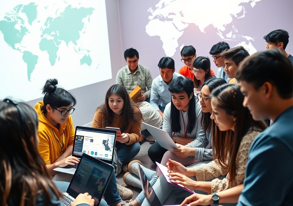 The Scholar’s Global Odyssey: Navigating the Intersection of Hybrid Learning and International Scholarships for Cross-Cultural STEM Leadership