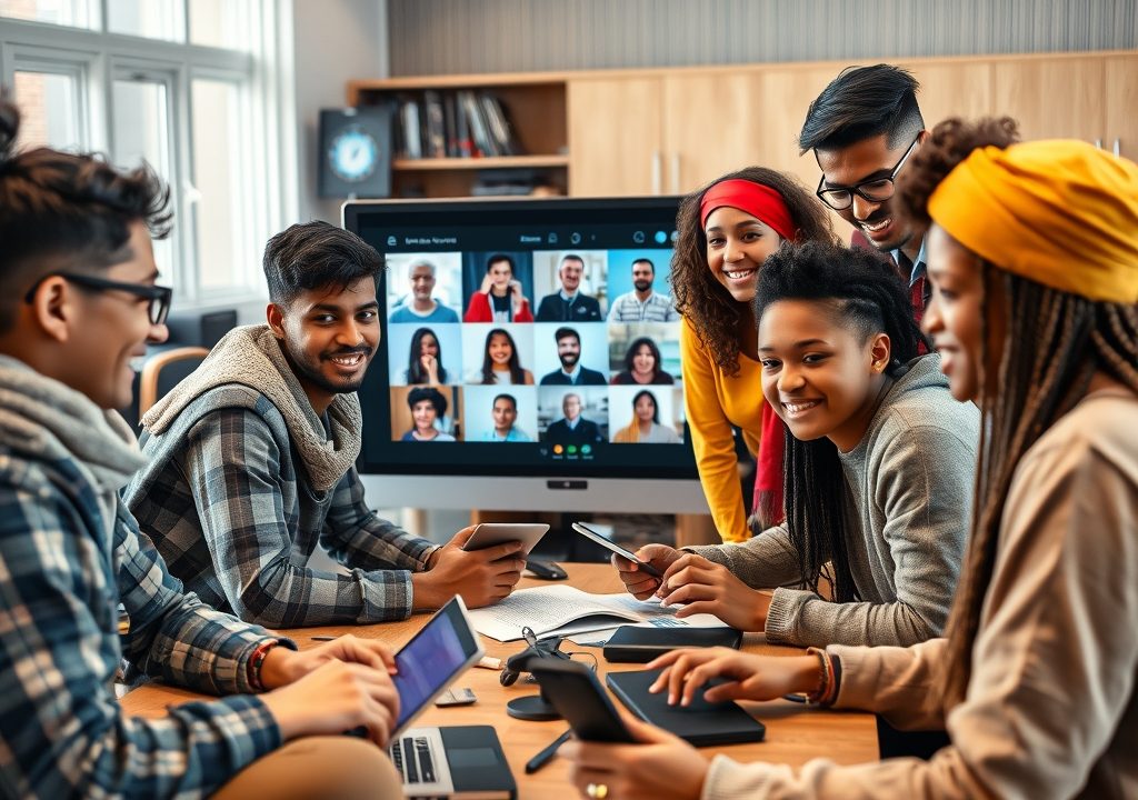 The Scholar’s Global Odyssey: Navigating the Intersection of Hybrid Learning and International Scholarships for Cross-Cultural STEM Leadership