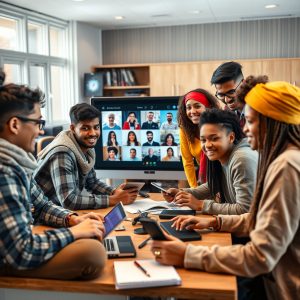 The Scholar’s Global Odyssey: Navigating the Intersection of Hybrid Learning and International Scholarships for Cross-Cultural STEM Leadership